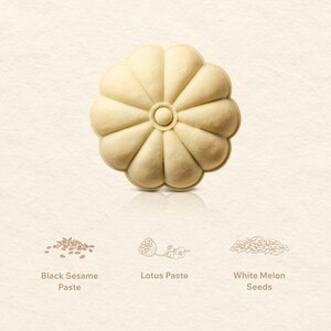 Premium Mooncake - Pumpkin Black Sesame
